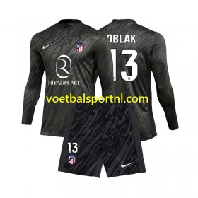 Atlético Madrid Jan Oblak 13 Doelman Kind Thuis Tenue 2024-25 L/S